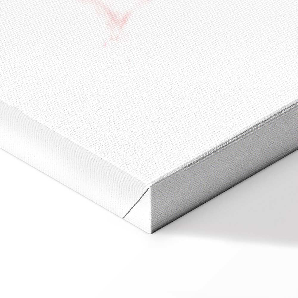 Abstract Leaf Motion Modern Canvas Print