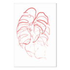 Abstract Leaf Motion Modern Canvas Print