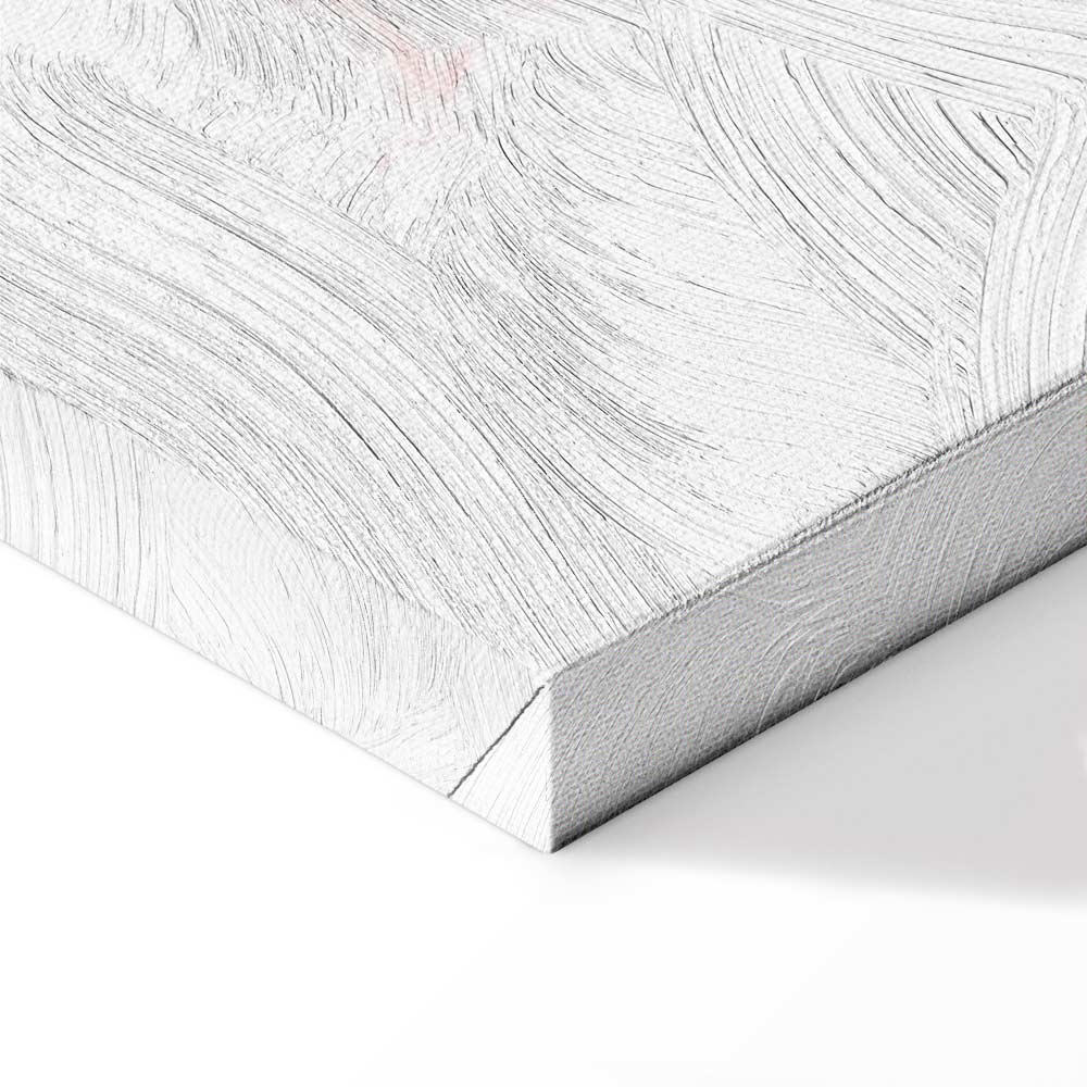 Abstract Leaf Motion Modern Canvas Print