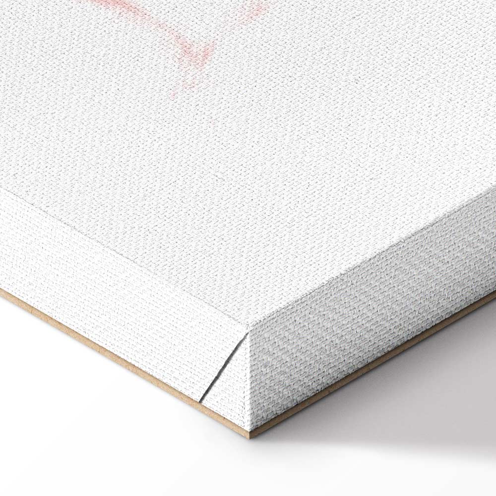 Abstract Leaf Motion Modern Canvas Print