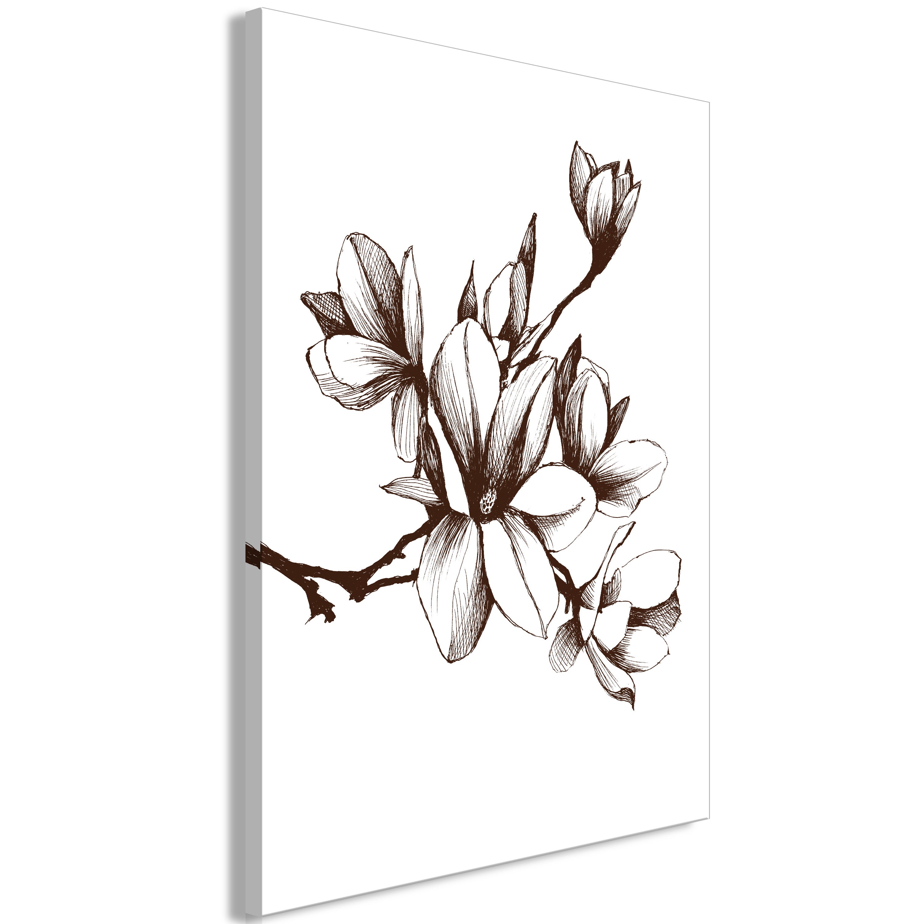 Elegant Canvas Print of Renaissance Magnolias