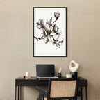 Renaissance Magnolias Floral Canvas Print