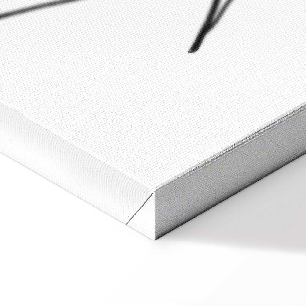 Purple Iris Flowers Vertical Canvas Print