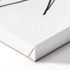 Purple Iris Flowers Vertical Canvas Print