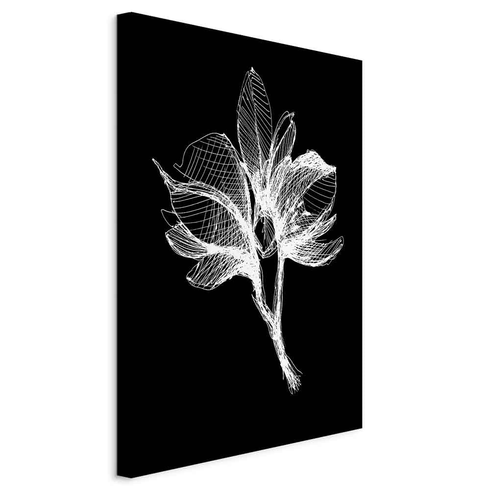 Night Flower Floral Canvas Print