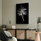 Night Flower Floral Canvas Print