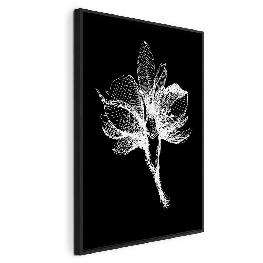 Night Flower Floral Canvas Print