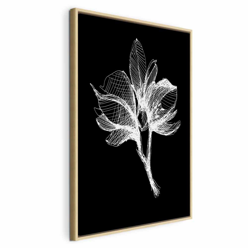 Night Flower Floral Canvas Print
