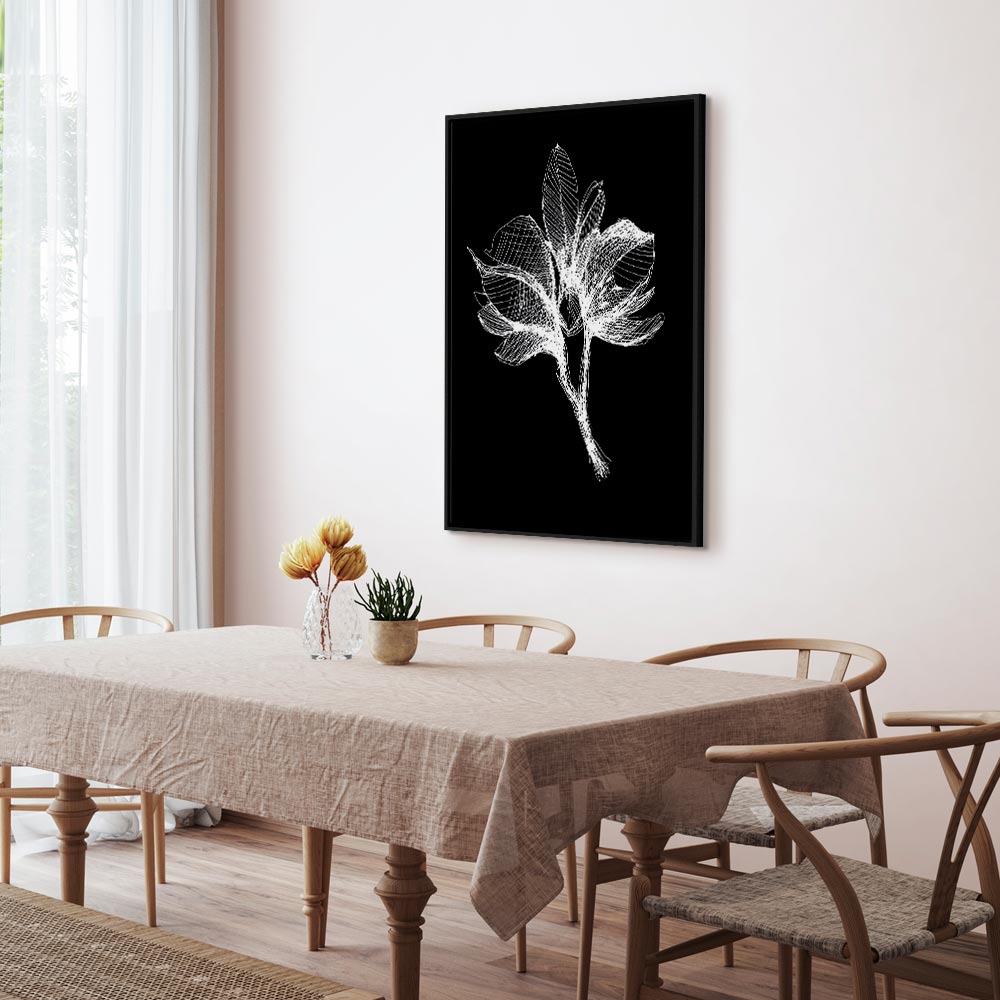 Night Flower Floral Canvas Print