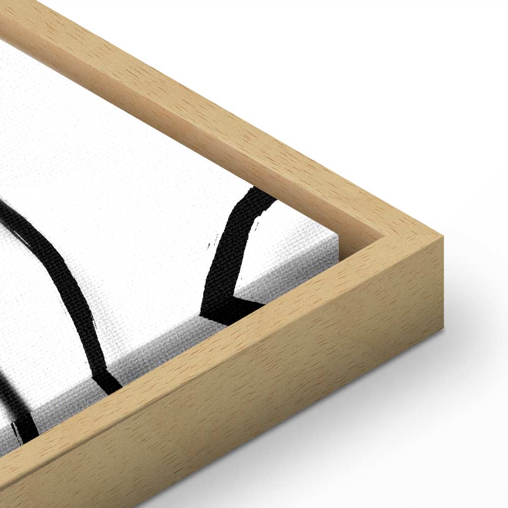 White Monstera Leaf Minimalist Canvas Print