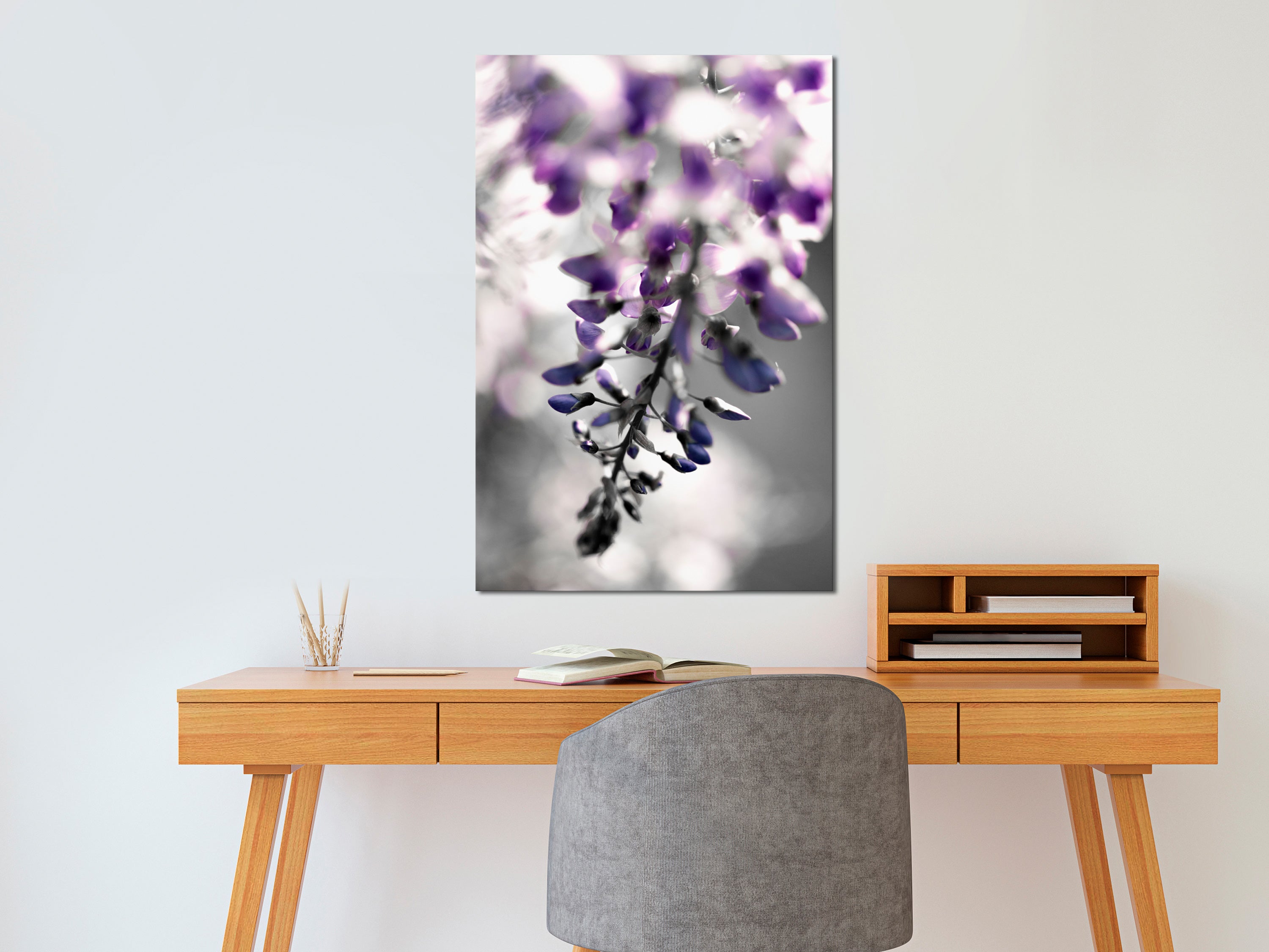 Violet Ringtones Canvas Print Featuring Beautiful Floral Designs