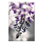 Violet Flower Vertical Canvas Print