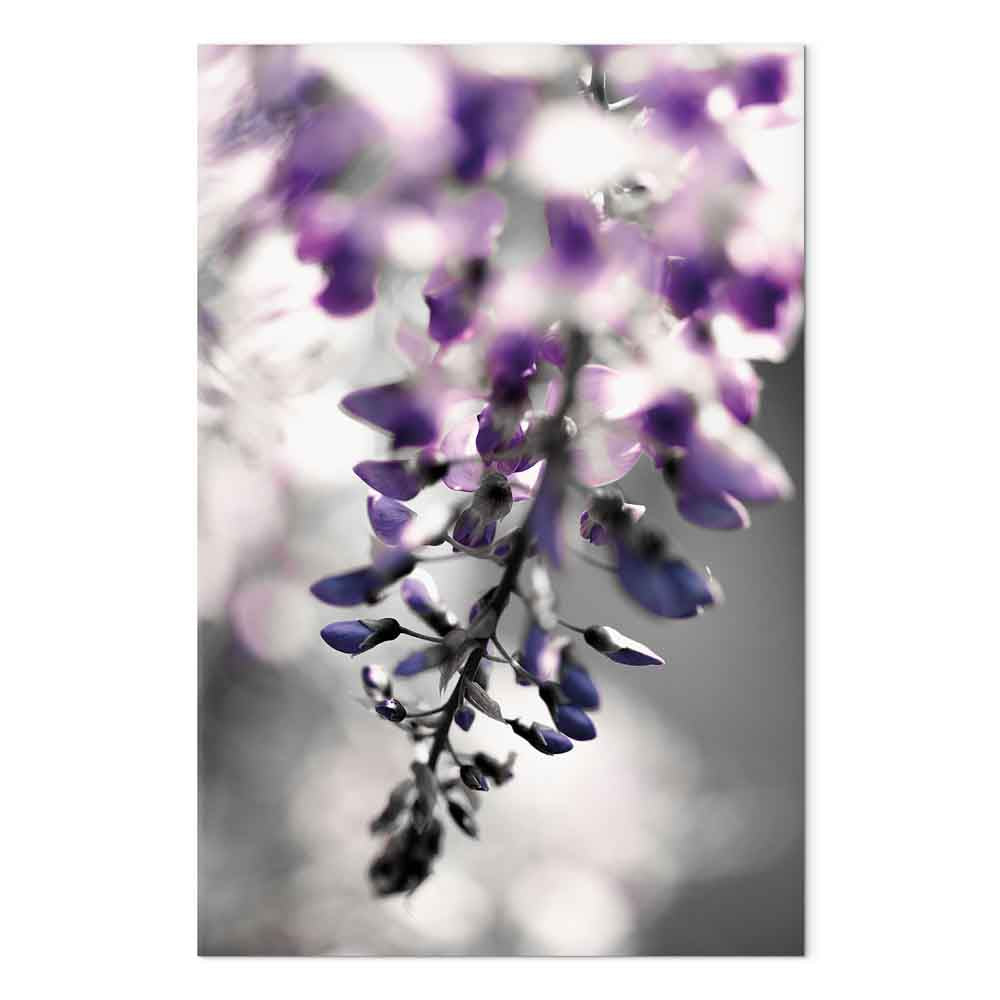 Violet Flower Vertical Canvas Print