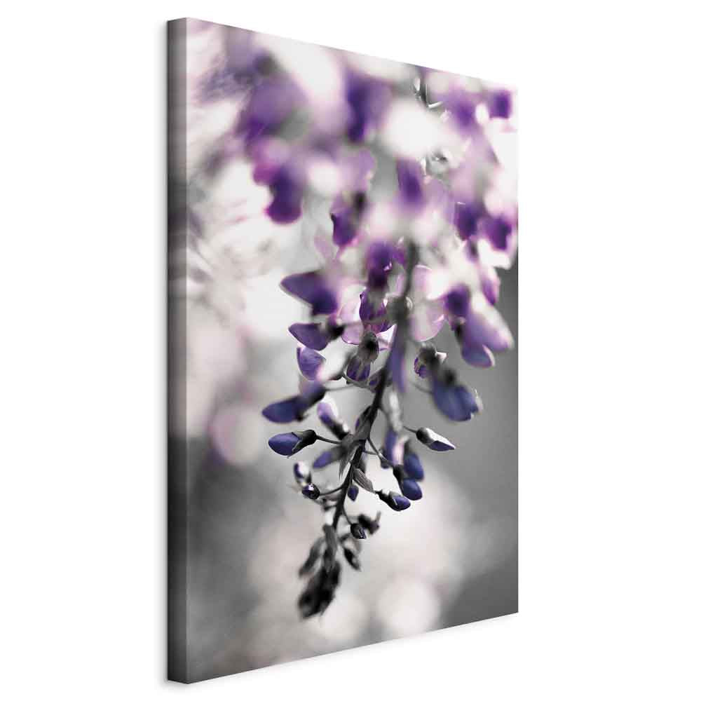 Violet Flower Vertical Canvas Print