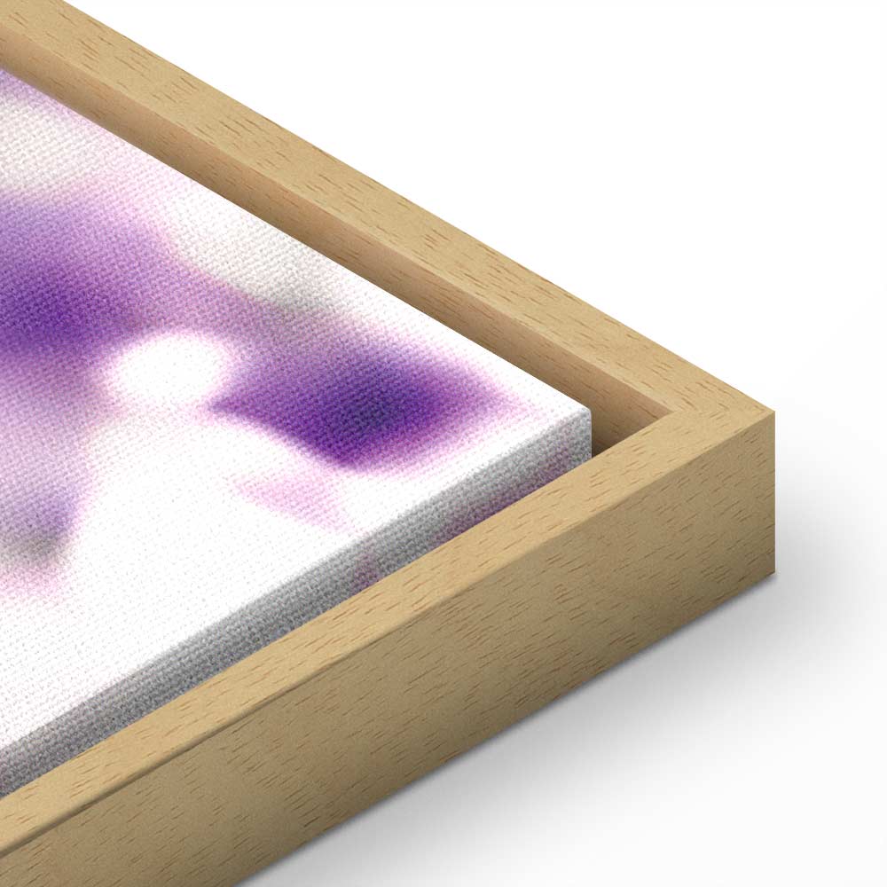 Violet Flower Vertical Canvas Print