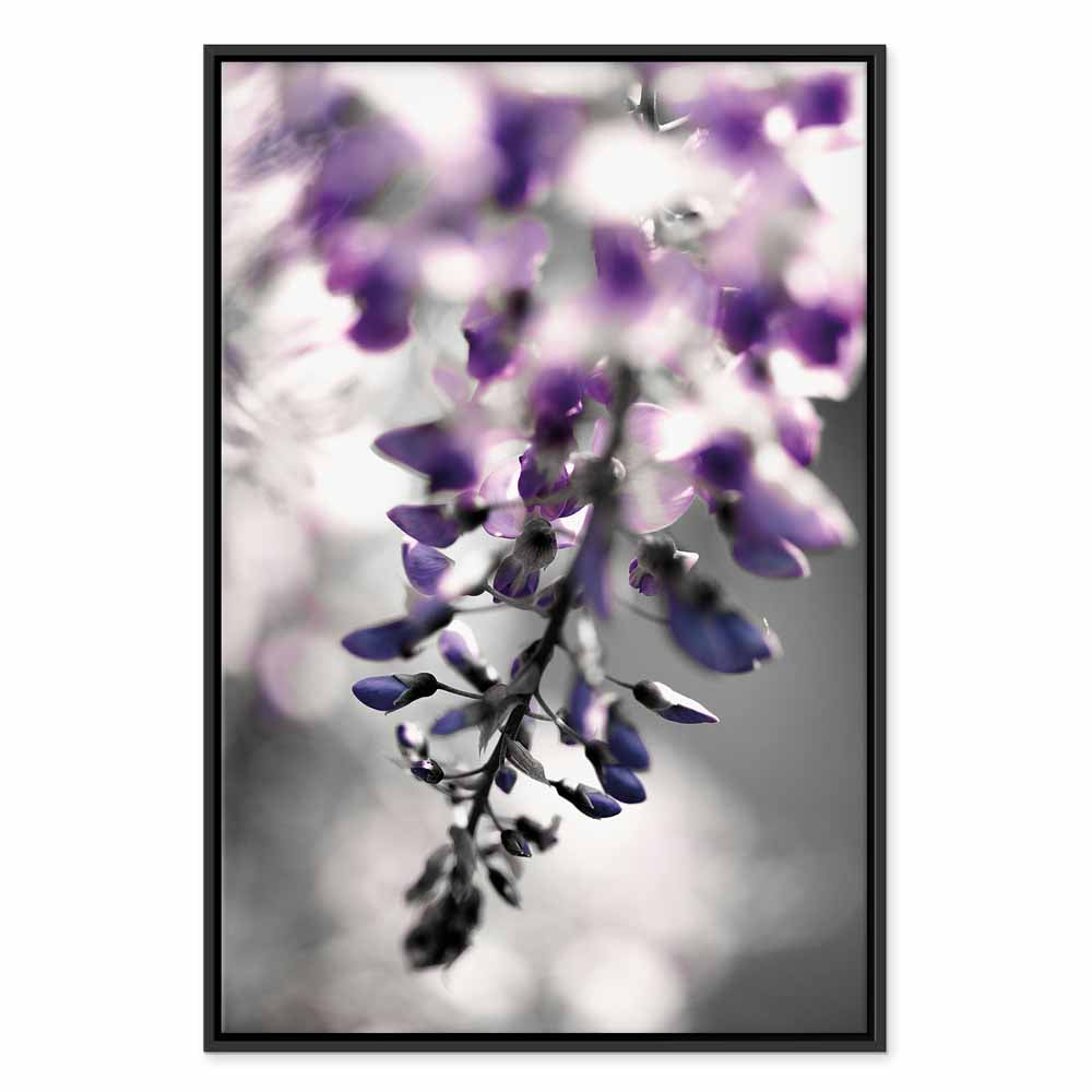 Violet Flower Vertical Canvas Print