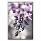 Violet Flower Vertical Canvas Print