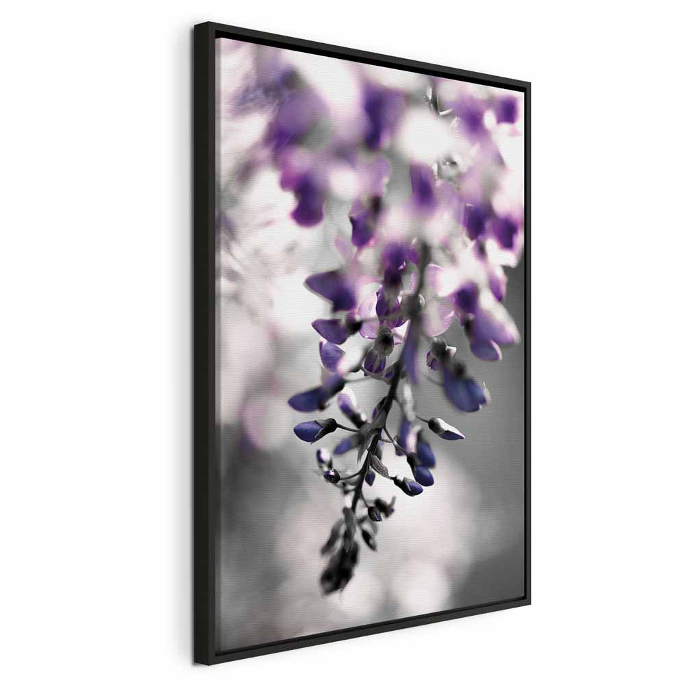 Violet Flower Vertical Canvas Print