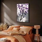 Violet Flower Vertical Canvas Print