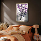 Violet Flower Vertical Canvas Print