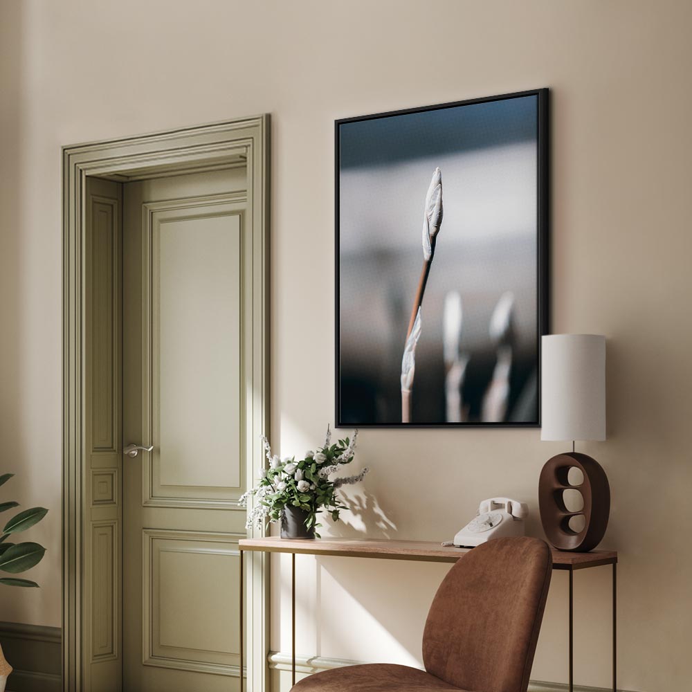 Botanical Minimalist Vertical Canvas Print