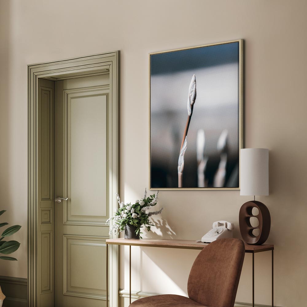 Botanical Minimalist Vertical Canvas Print