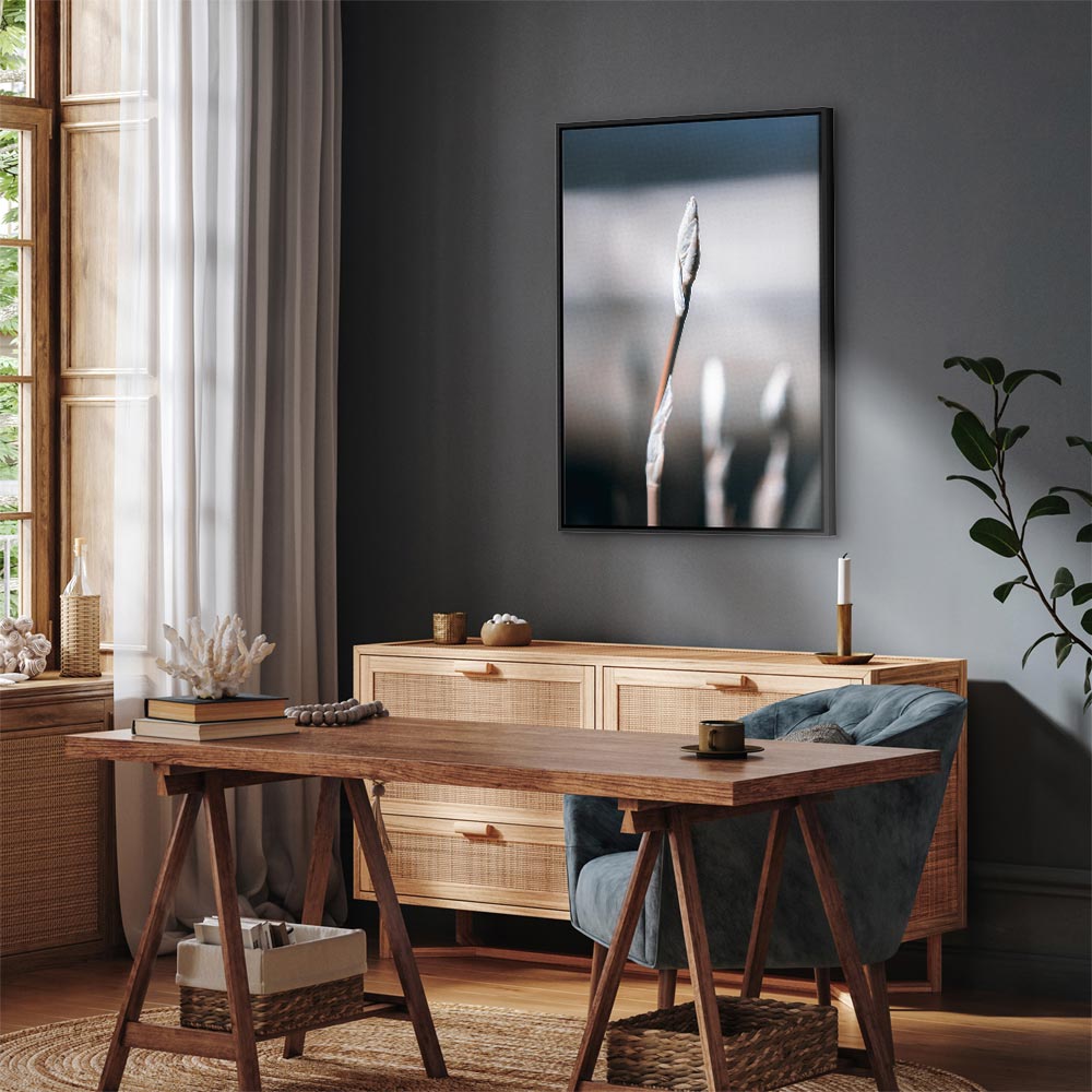 Botanical Minimalist Vertical Canvas Print