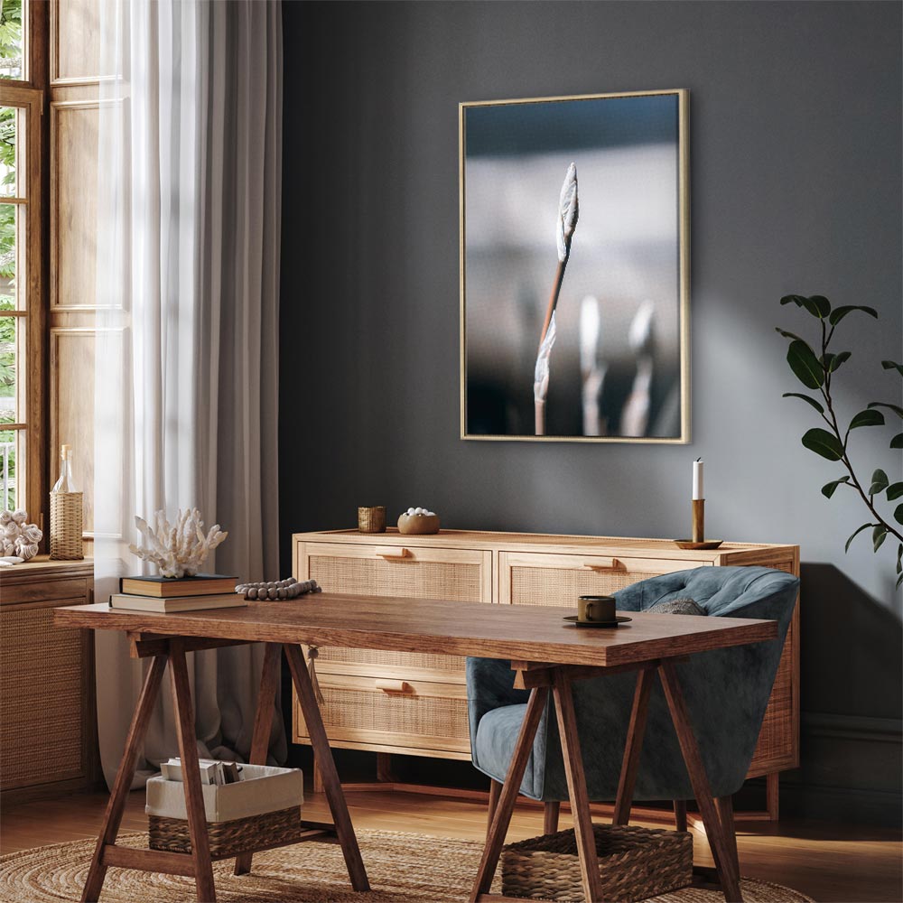 Botanical Minimalist Vertical Canvas Print