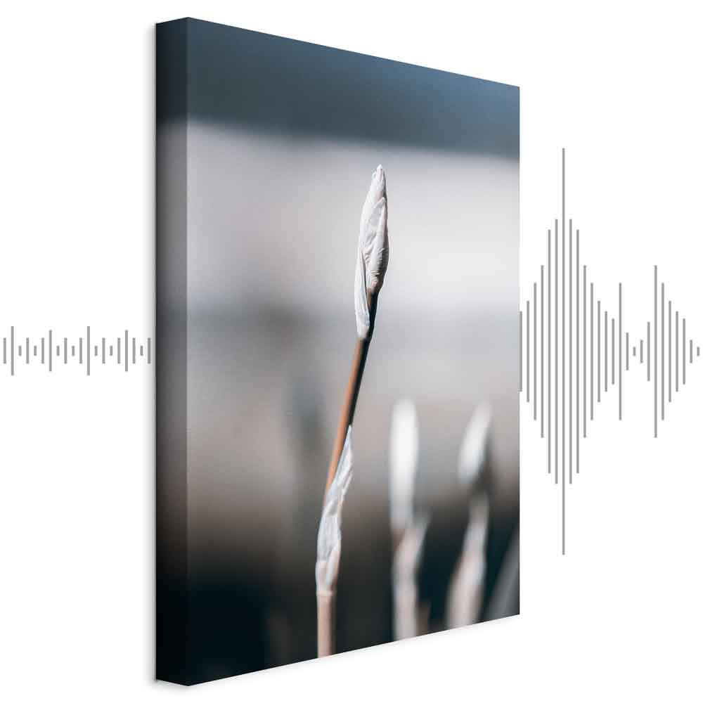 Botanical Minimalist Vertical Canvas Print