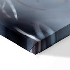 Blue Botanical Plant Vertical Canvas Print