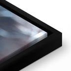 Blue Botanical Plant Vertical Canvas Print