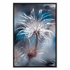 Blue Botanical Plant Vertical Canvas Print