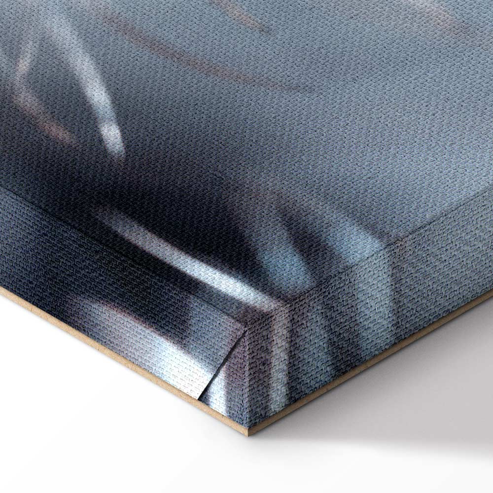 Blue Botanical Plant Vertical Canvas Print