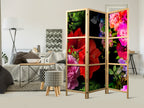Summer Evening Floral Japanese Room Divider