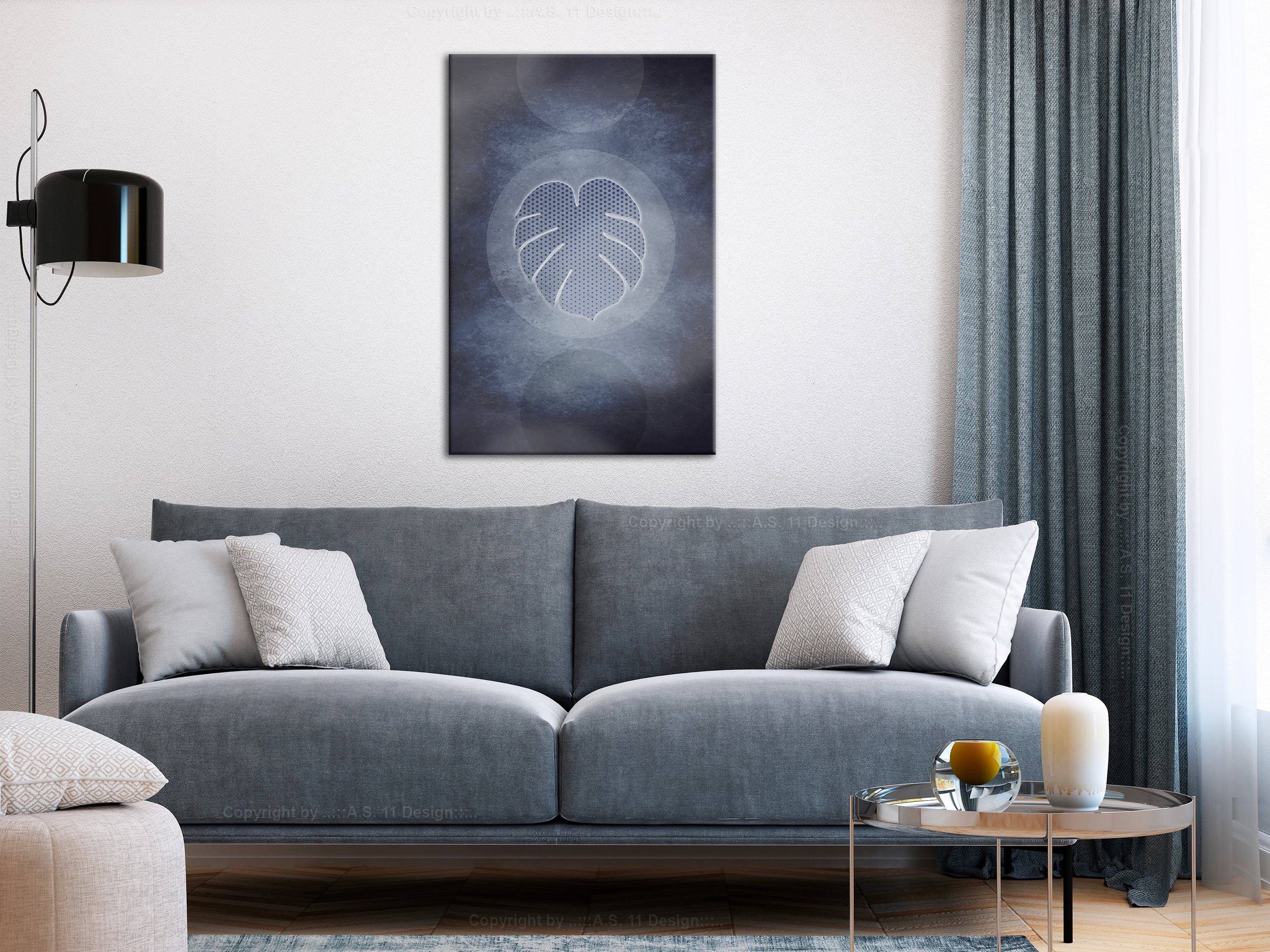 Unusual Monstera Vertical Canvas Print for Home Decor