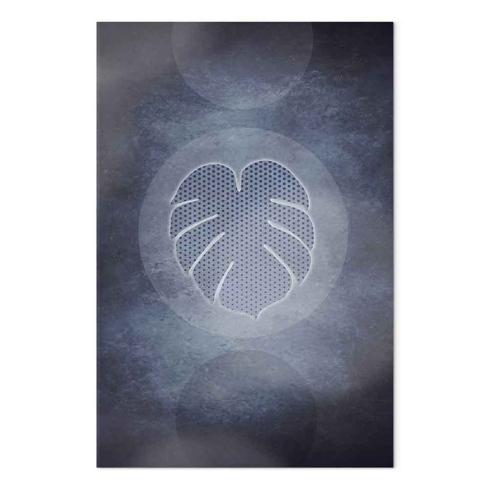 Unusual Monstera Leaf Modern Canvas Print