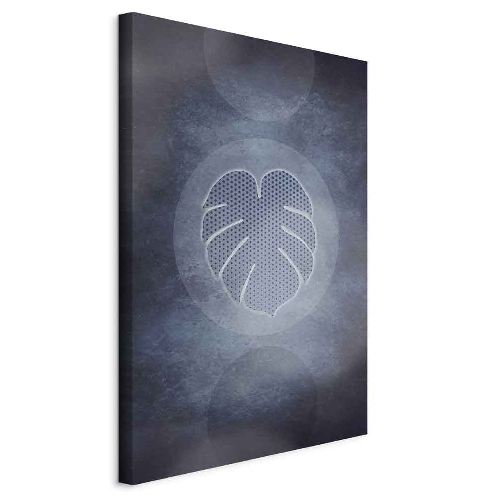 Unusual Monstera Leaf Modern Canvas Print