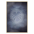 Unusual Monstera Leaf Modern Canvas Print