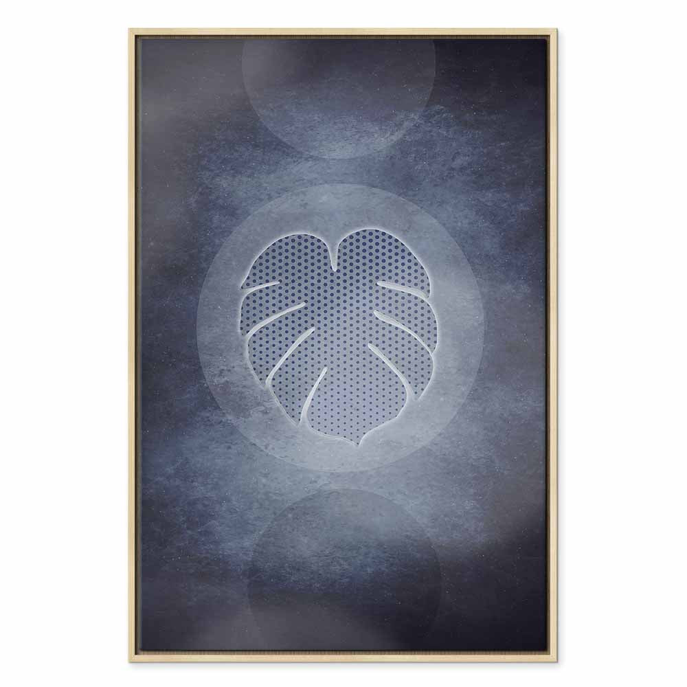 Unusual Monstera Leaf Modern Canvas Print