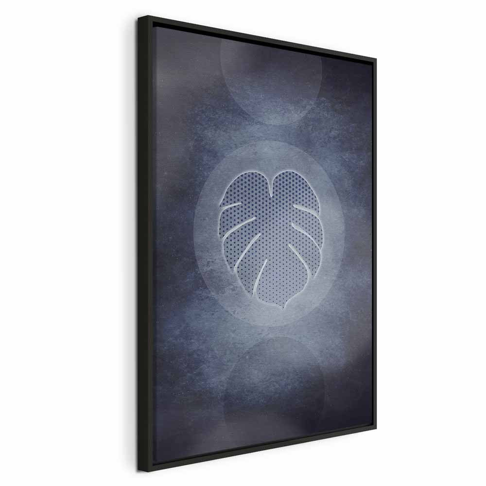 Unusual Monstera Leaf Modern Canvas Print