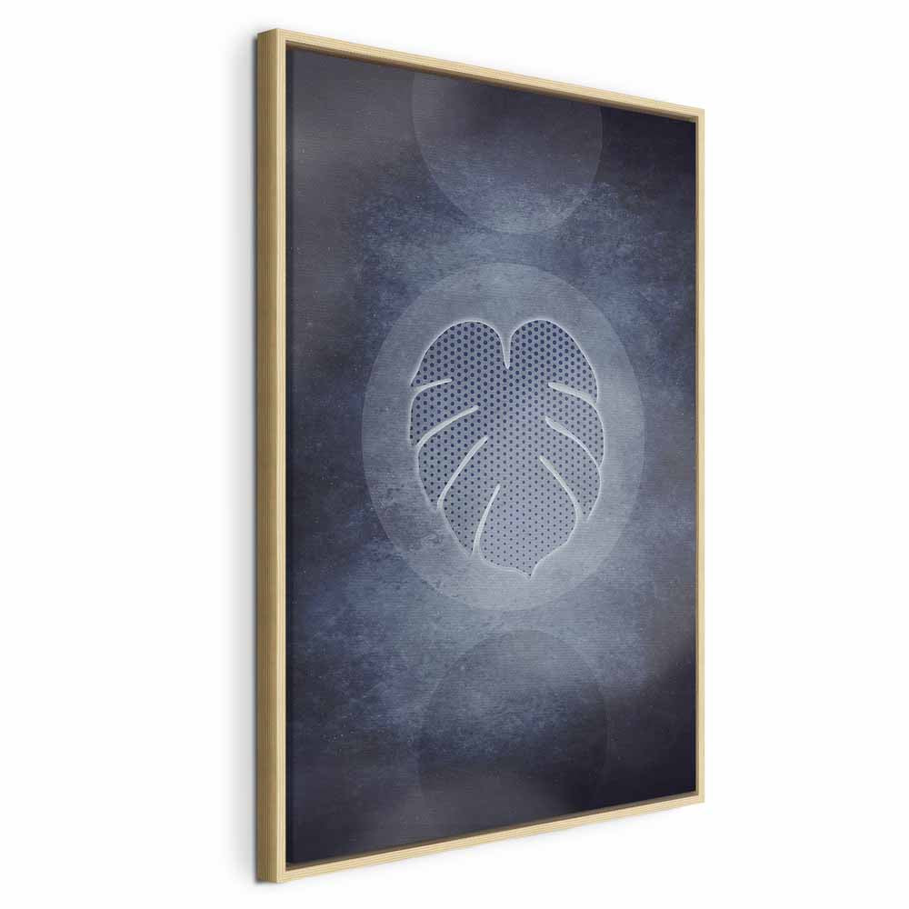 Unusual Monstera Leaf Modern Canvas Print