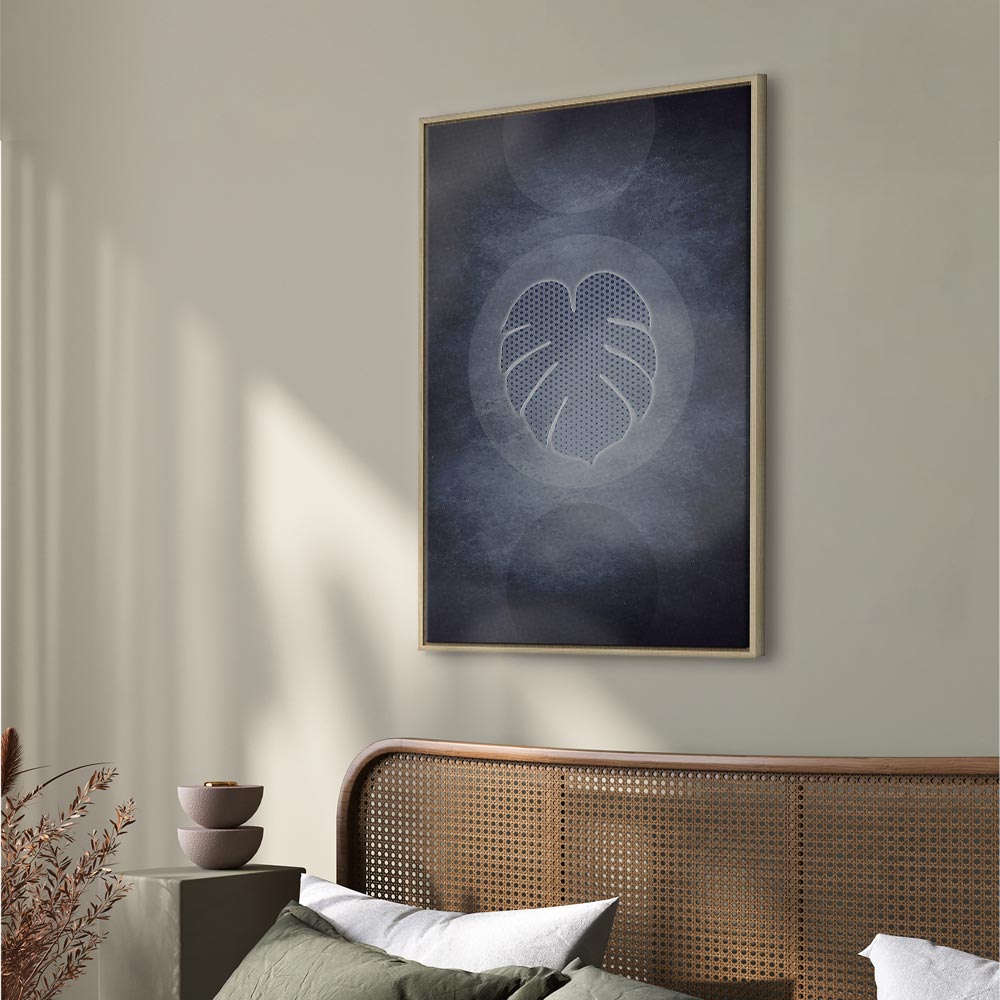 Unusual Monstera Leaf Modern Canvas Print