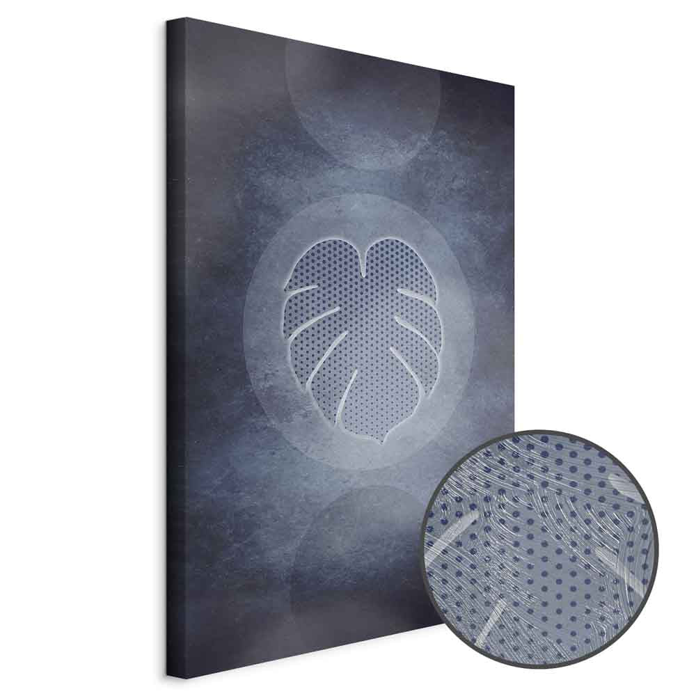 Unusual Monstera Leaf Modern Canvas Print