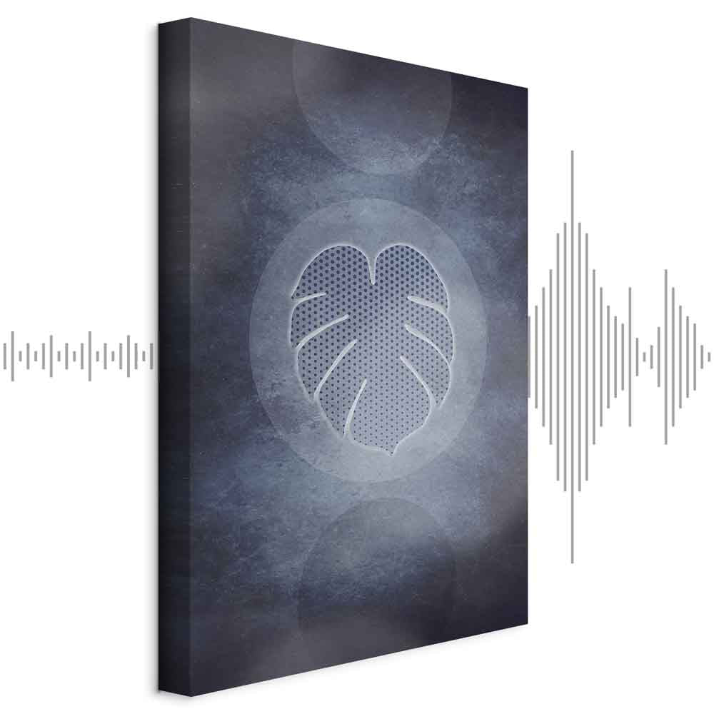 Unusual Monstera Leaf Modern Canvas Print