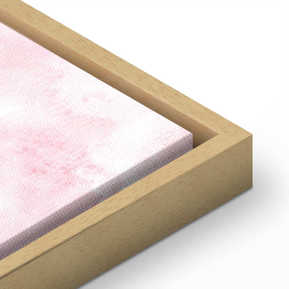 Tropical Fog Leaves Vertical Canvas Print