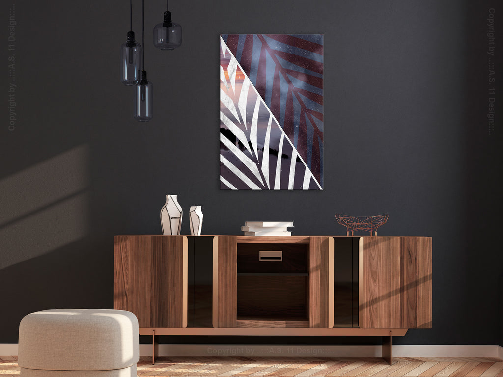 Leinwanddruck „Tropischer Tag“ mit lebendigem Design