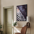 Tropical Palm Trees Sky and Sea Canvas Print