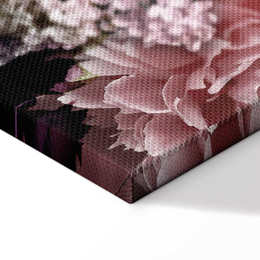 Blooming Flowers Nature Colors Canvas Print