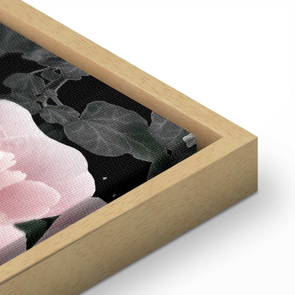 Blooming Flowers Nature Colors Canvas Print