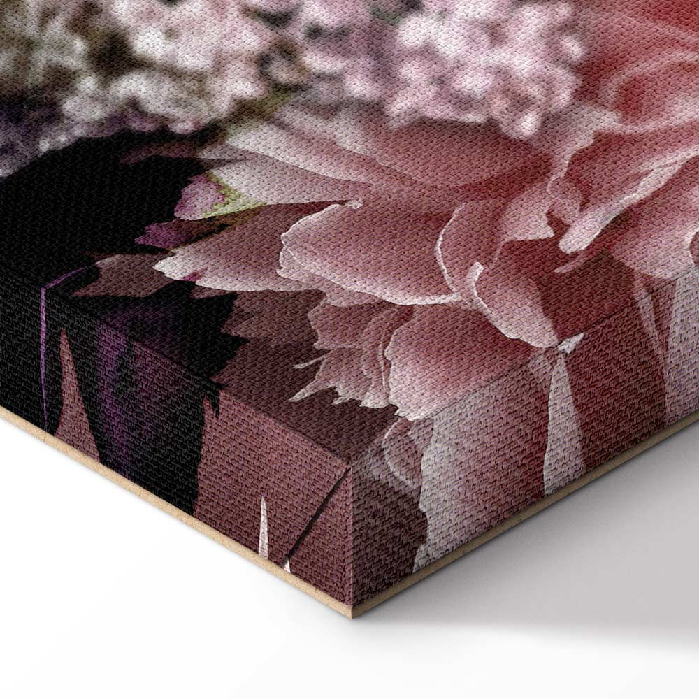 Blooming Flowers Nature Colors Canvas Print